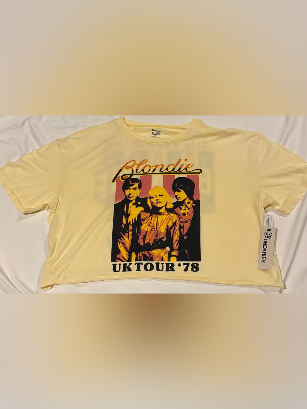 Blondie UK Tour Women's Graphic Boyfriend Tee Size: Large (12-14) New!